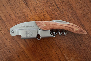 Oak & Élevage engraved sommelier's knife