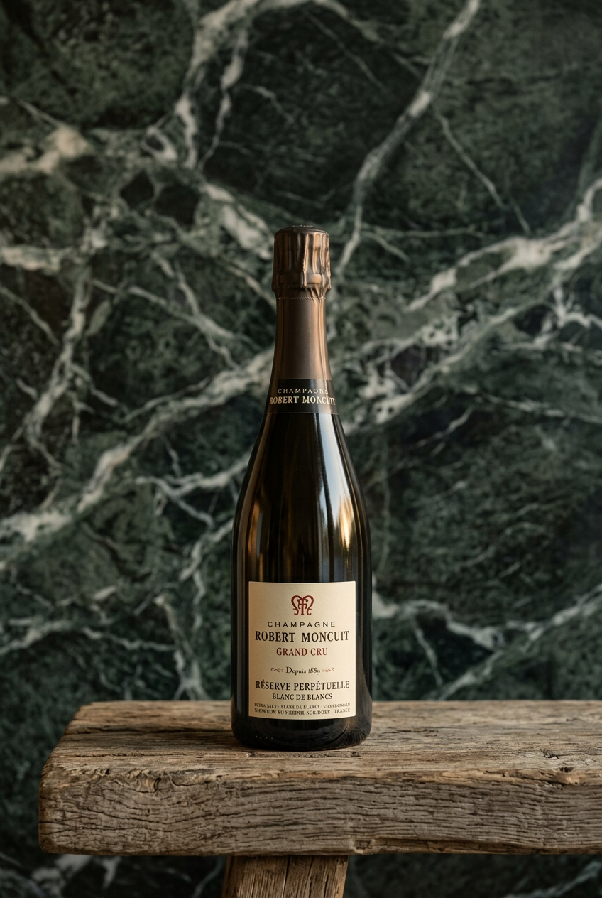 Robert Moncuit 'Réserve Perpétuelle' Grand Cru Blanc de Blancs Extra Brut Champagne NV, Champagne, France